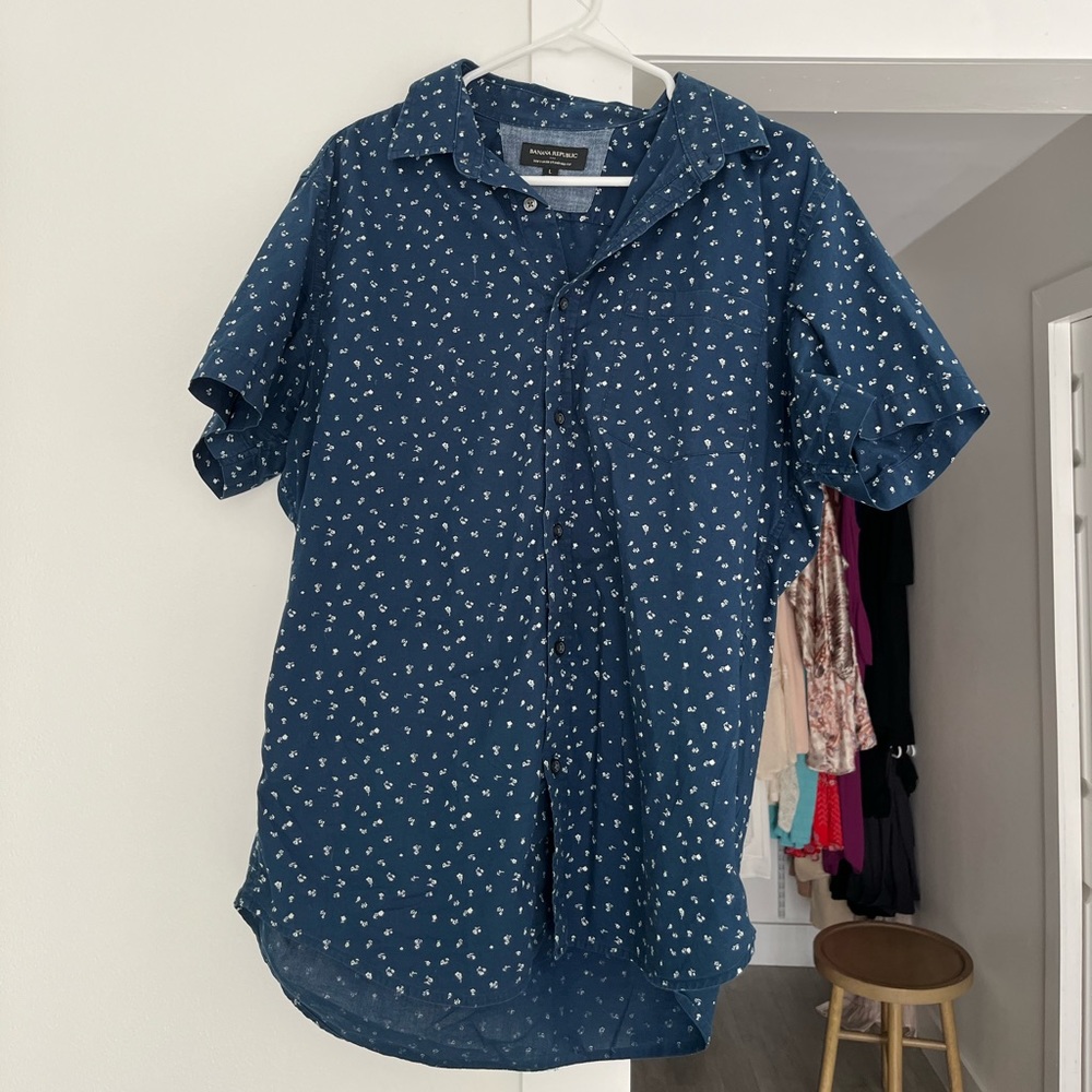 Banana republic short sleeve dress shirt